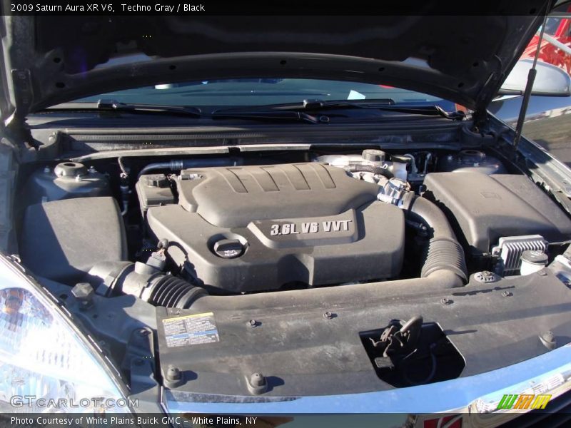 Techno Gray / Black 2009 Saturn Aura XR V6