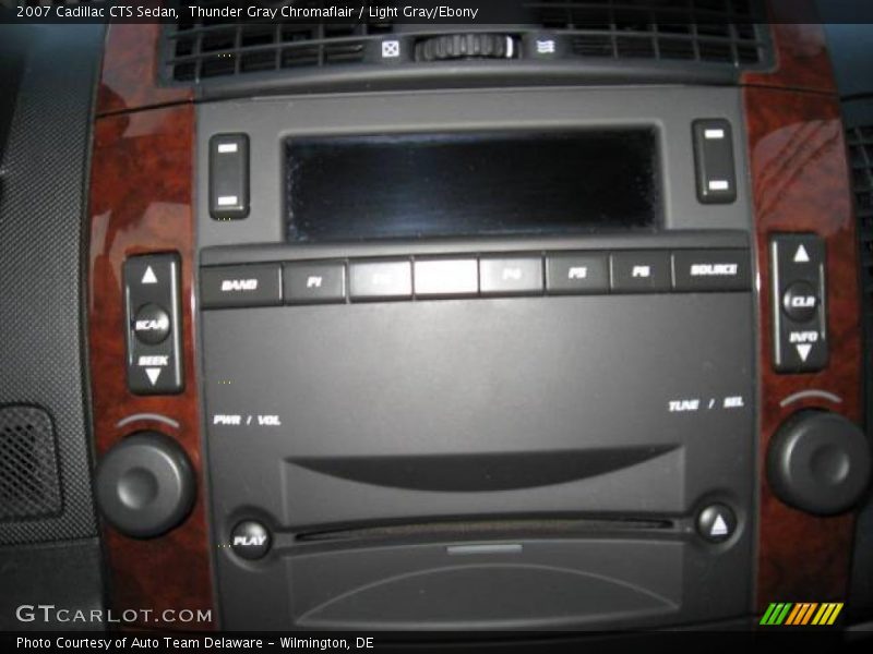 Thunder Gray Chromaflair / Light Gray/Ebony 2007 Cadillac CTS Sedan