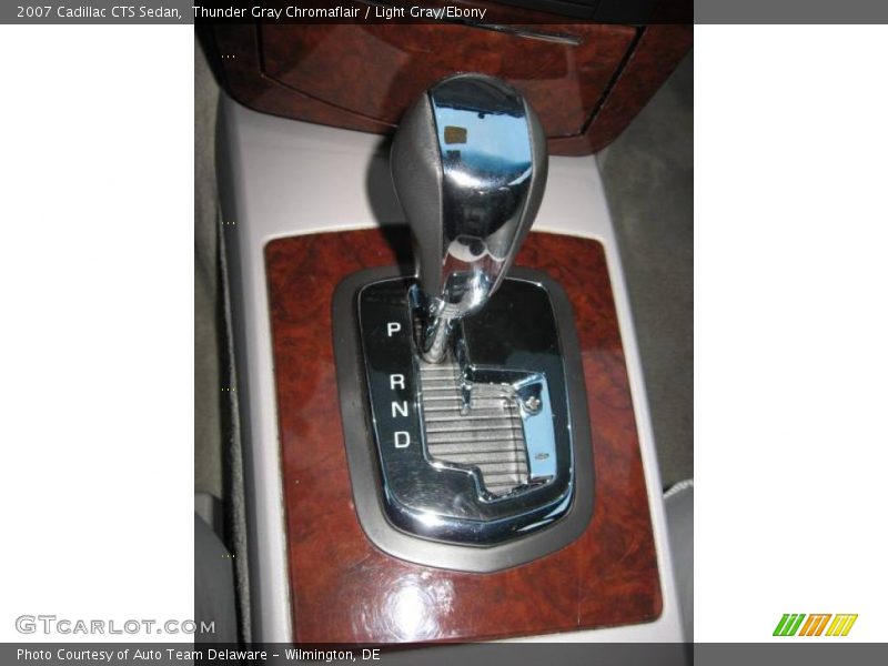 Thunder Gray Chromaflair / Light Gray/Ebony 2007 Cadillac CTS Sedan