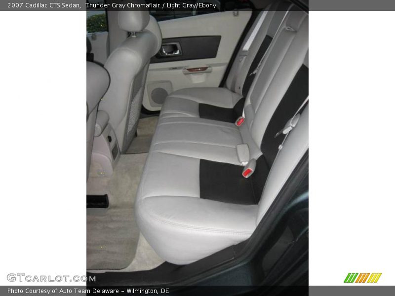 Thunder Gray Chromaflair / Light Gray/Ebony 2007 Cadillac CTS Sedan
