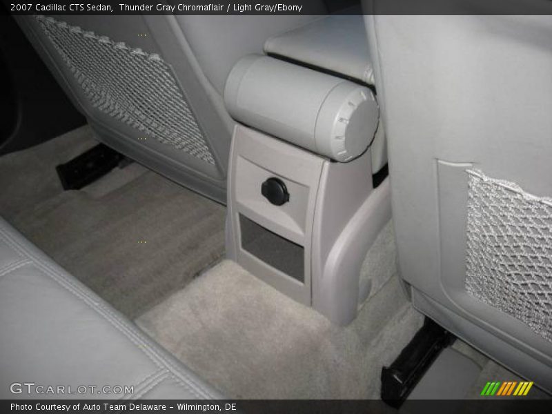 Thunder Gray Chromaflair / Light Gray/Ebony 2007 Cadillac CTS Sedan