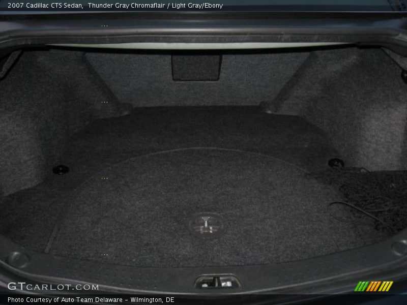 Thunder Gray Chromaflair / Light Gray/Ebony 2007 Cadillac CTS Sedan