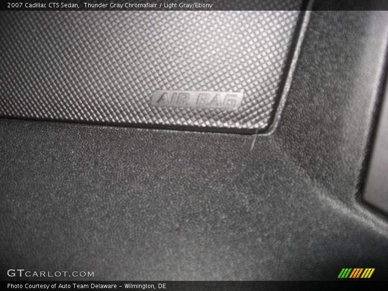 Thunder Gray Chromaflair / Light Gray/Ebony 2007 Cadillac CTS Sedan