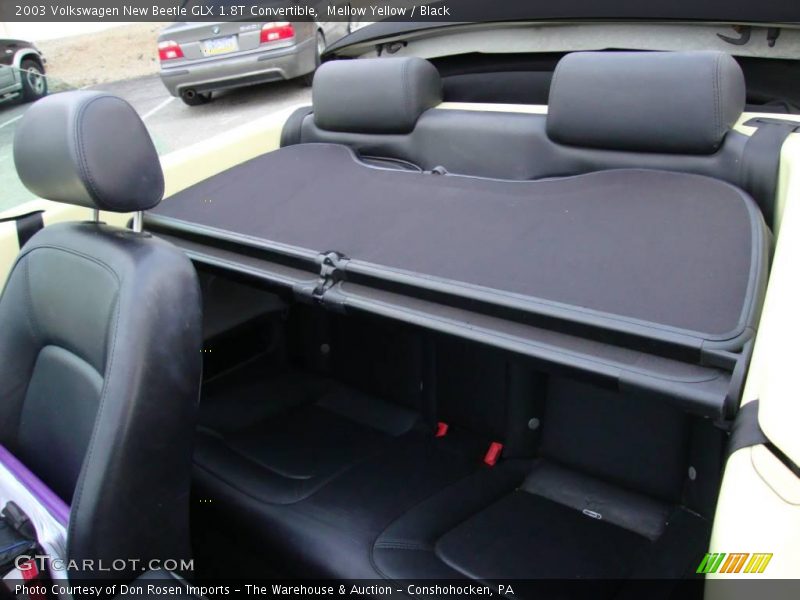 Mellow Yellow / Black 2003 Volkswagen New Beetle GLX 1.8T Convertible