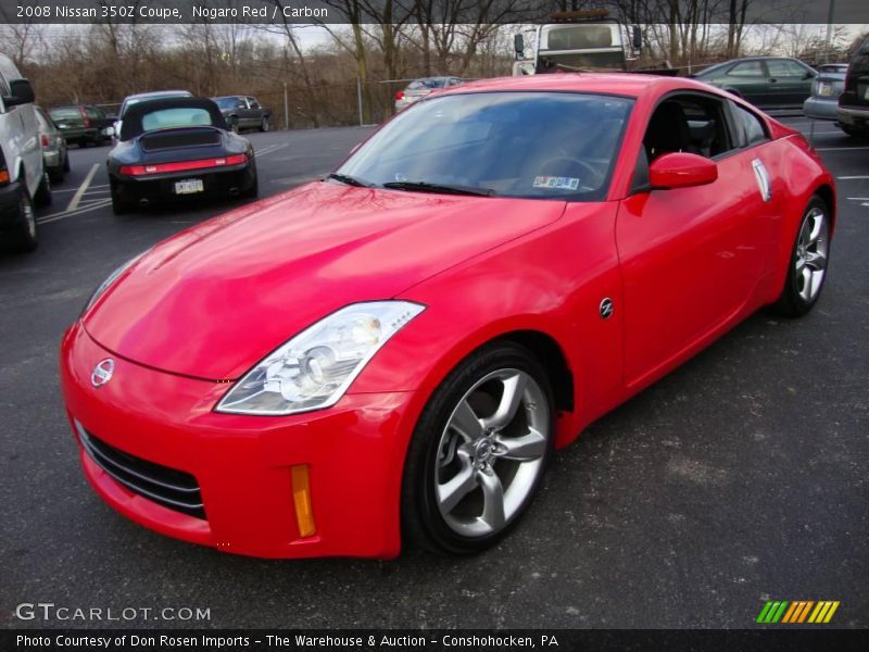 Nogaro Red / Carbon 2008 Nissan 350Z Coupe