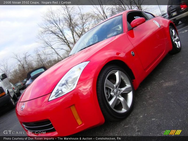 Nogaro Red / Carbon 2008 Nissan 350Z Coupe