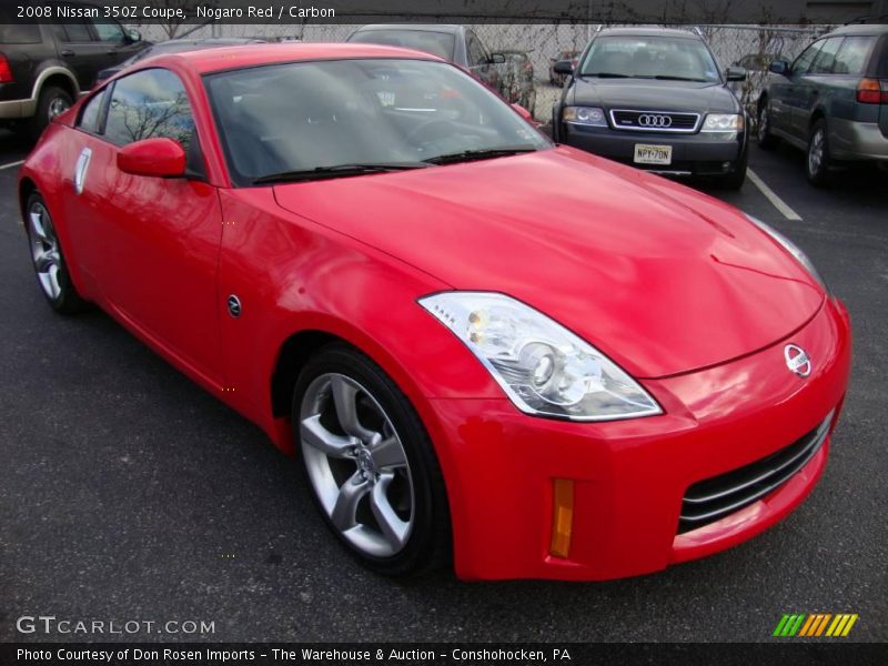 Nogaro Red / Carbon 2008 Nissan 350Z Coupe