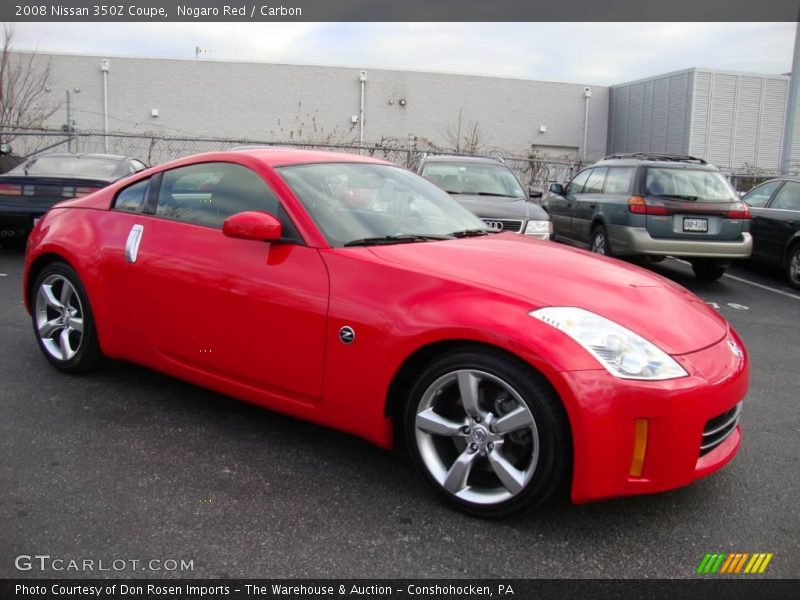Nogaro Red / Carbon 2008 Nissan 350Z Coupe