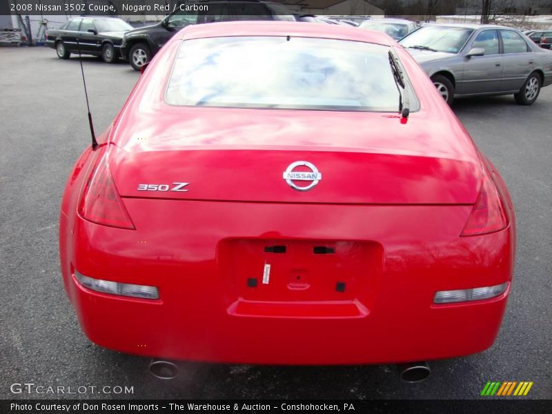Nogaro Red / Carbon 2008 Nissan 350Z Coupe