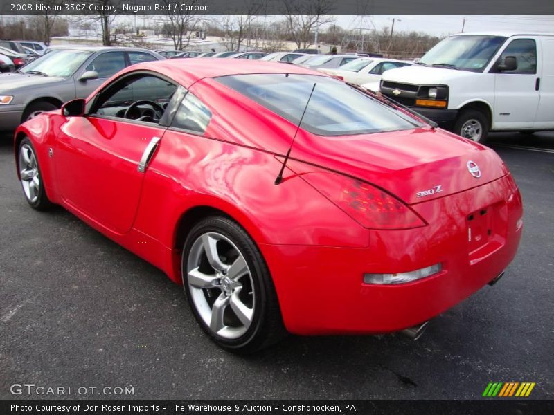 Nogaro Red / Carbon 2008 Nissan 350Z Coupe