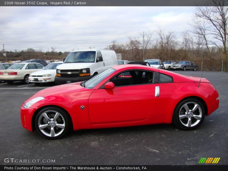Nogaro Red / Carbon 2008 Nissan 350Z Coupe