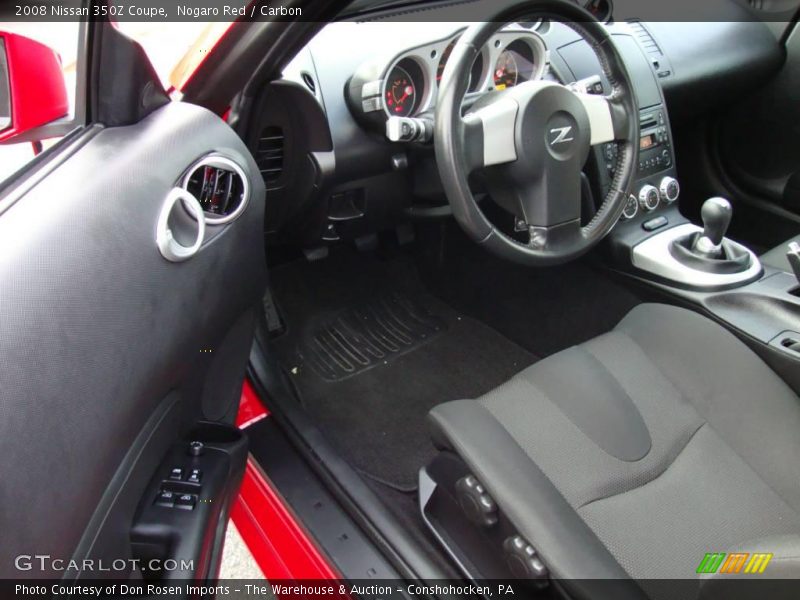 Nogaro Red / Carbon 2008 Nissan 350Z Coupe