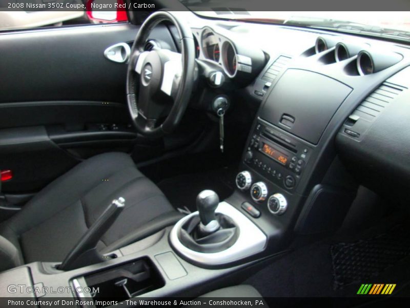 Nogaro Red / Carbon 2008 Nissan 350Z Coupe