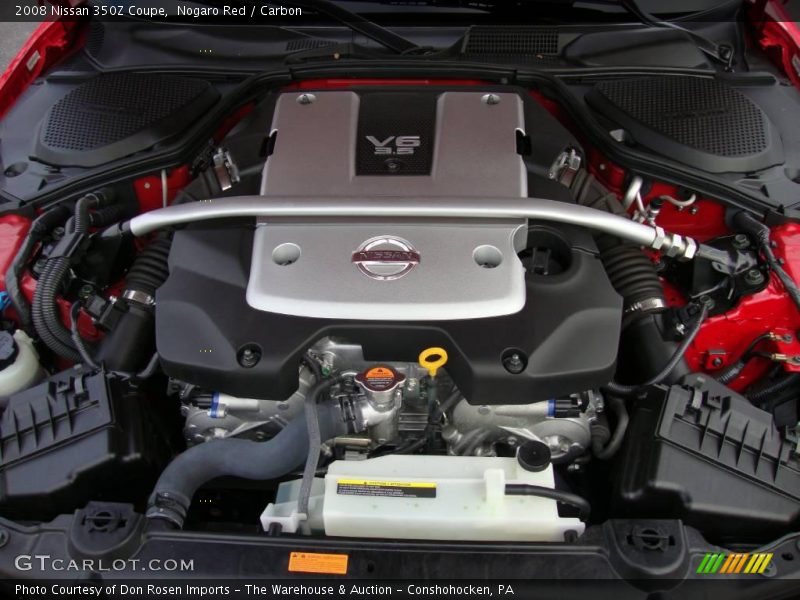 Nogaro Red / Carbon 2008 Nissan 350Z Coupe