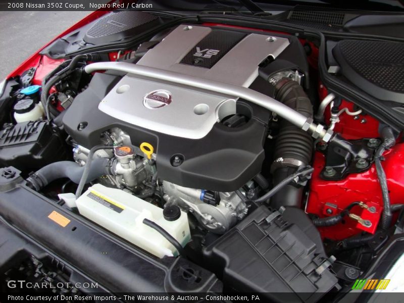 Nogaro Red / Carbon 2008 Nissan 350Z Coupe