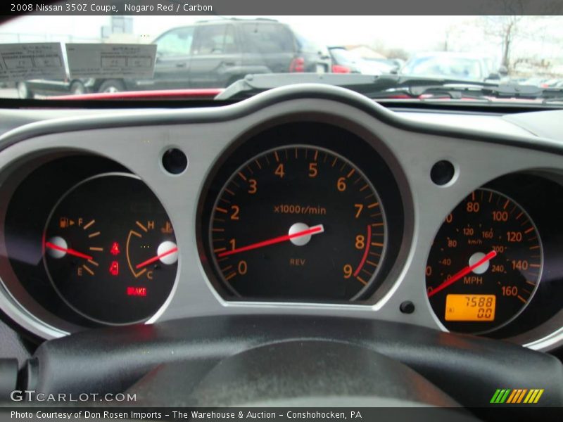 Nogaro Red / Carbon 2008 Nissan 350Z Coupe