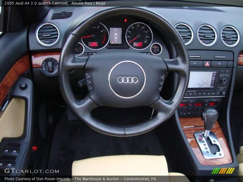 Amulet Red / Beige 2005 Audi A4 3.0 quattro Cabriolet