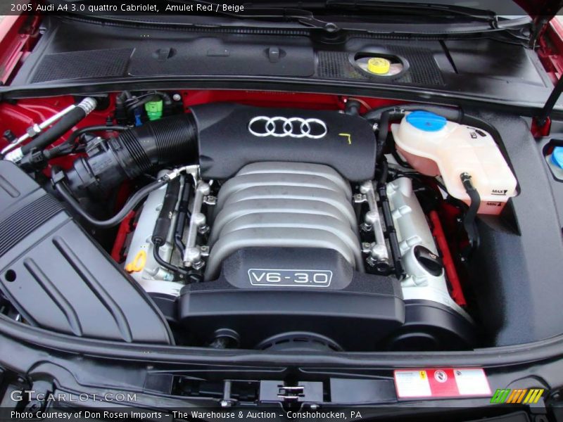 Amulet Red / Beige 2005 Audi A4 3.0 quattro Cabriolet