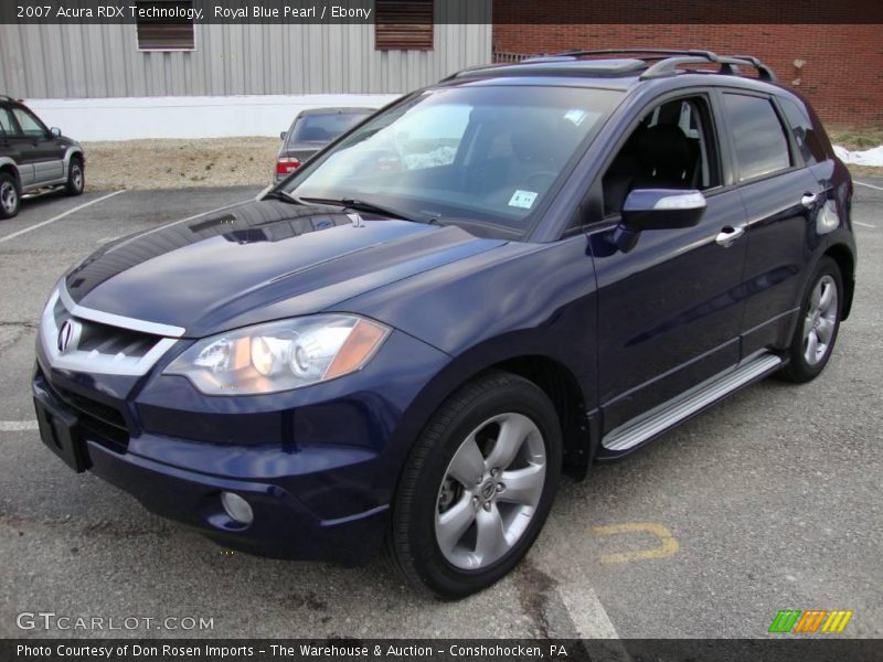Royal Blue Pearl / Ebony 2007 Acura RDX Technology