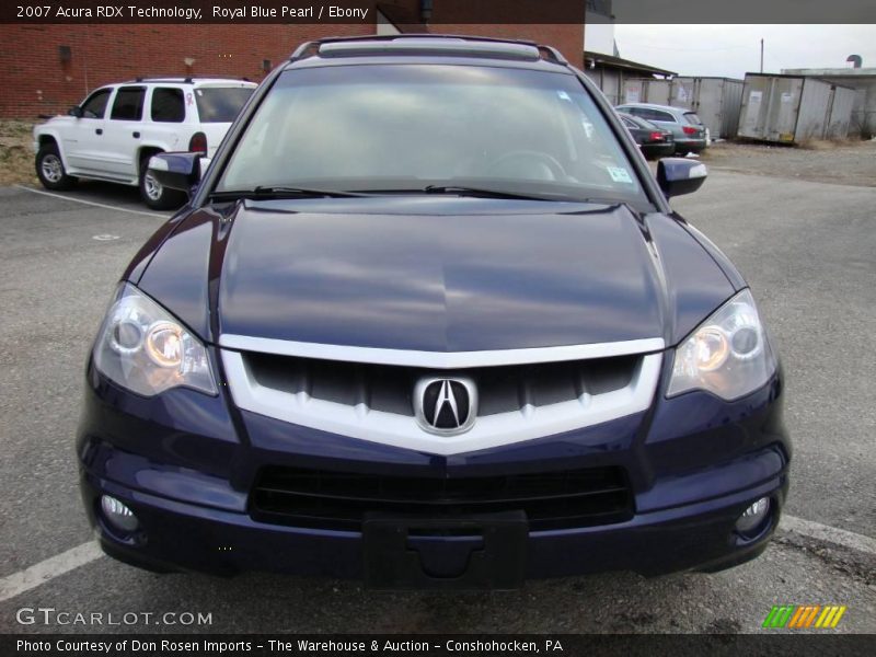 Royal Blue Pearl / Ebony 2007 Acura RDX Technology
