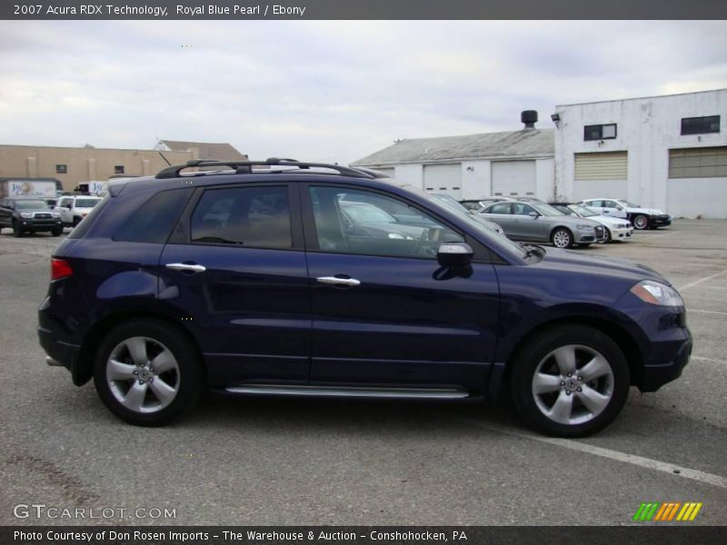Royal Blue Pearl / Ebony 2007 Acura RDX Technology