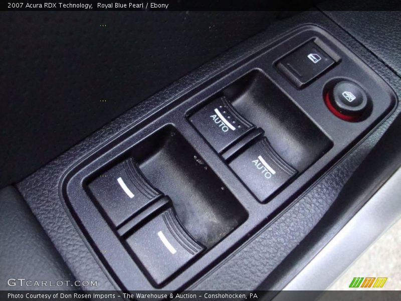 Royal Blue Pearl / Ebony 2007 Acura RDX Technology