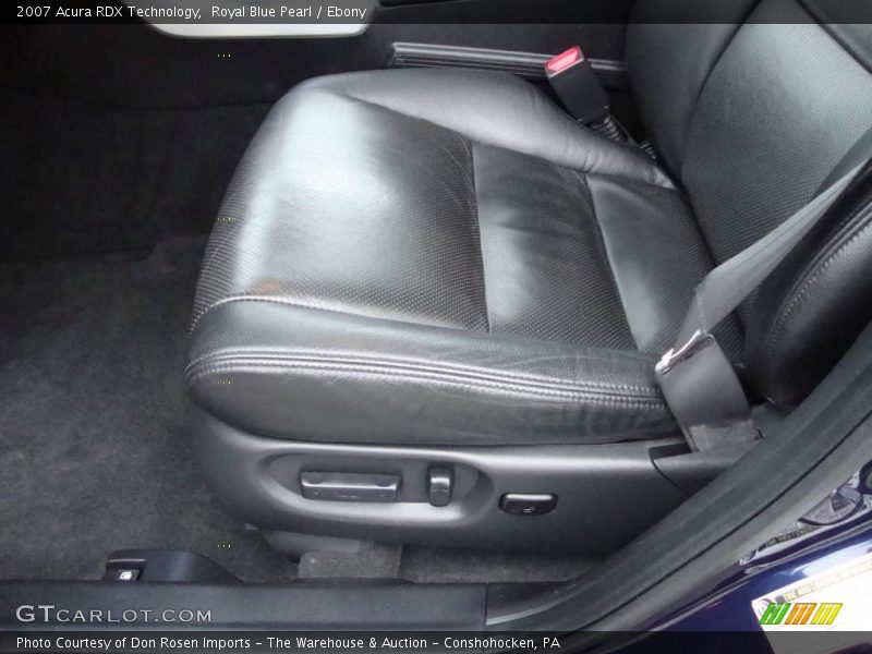 Royal Blue Pearl / Ebony 2007 Acura RDX Technology