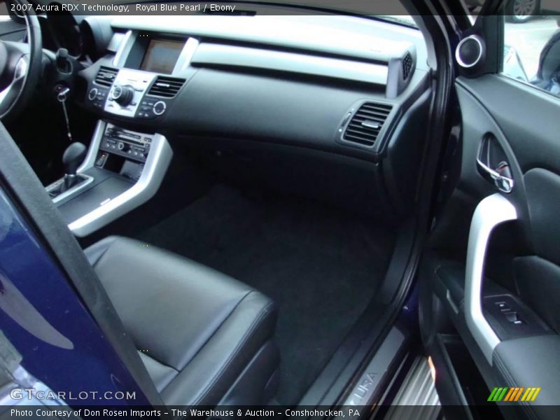 Royal Blue Pearl / Ebony 2007 Acura RDX Technology