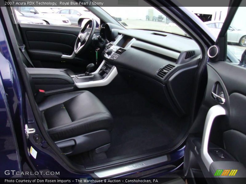 Royal Blue Pearl / Ebony 2007 Acura RDX Technology