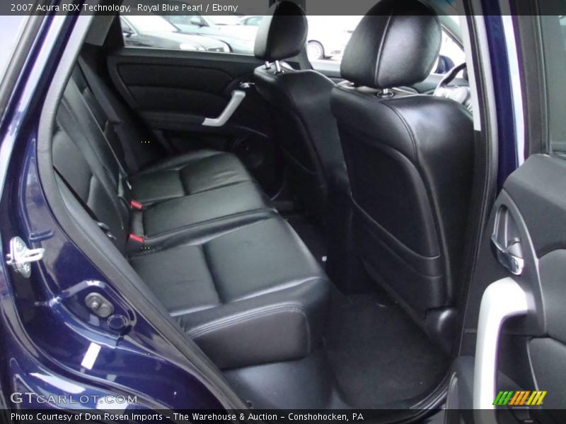 Royal Blue Pearl / Ebony 2007 Acura RDX Technology