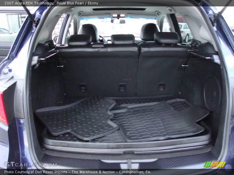 Royal Blue Pearl / Ebony 2007 Acura RDX Technology