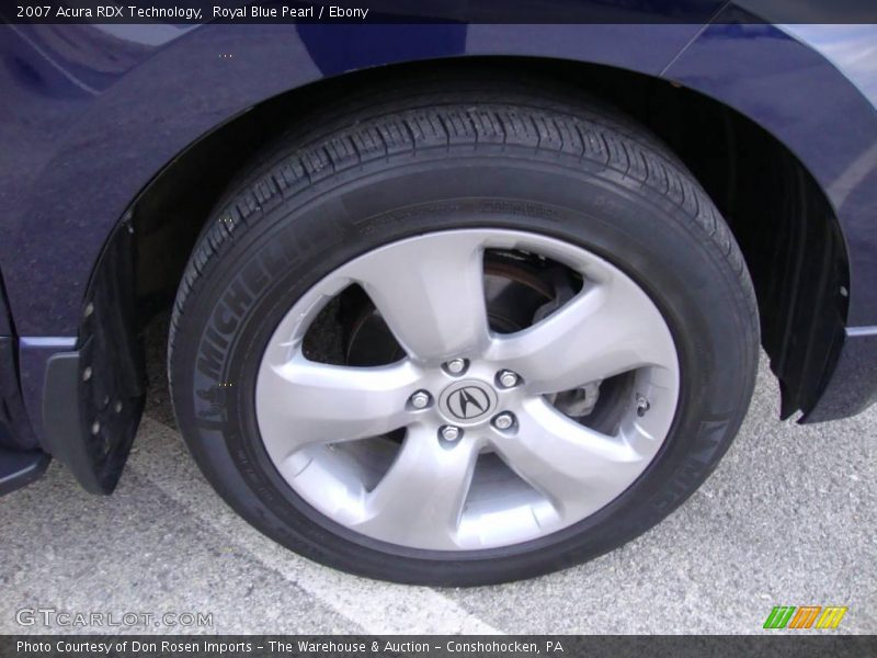 Royal Blue Pearl / Ebony 2007 Acura RDX Technology