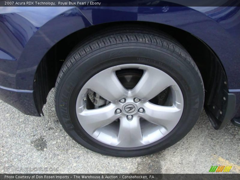 Royal Blue Pearl / Ebony 2007 Acura RDX Technology