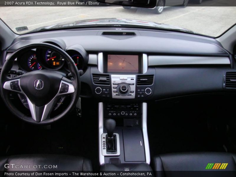 Royal Blue Pearl / Ebony 2007 Acura RDX Technology
