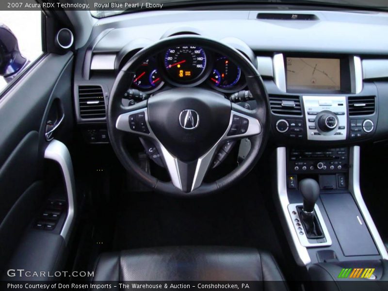 Royal Blue Pearl / Ebony 2007 Acura RDX Technology
