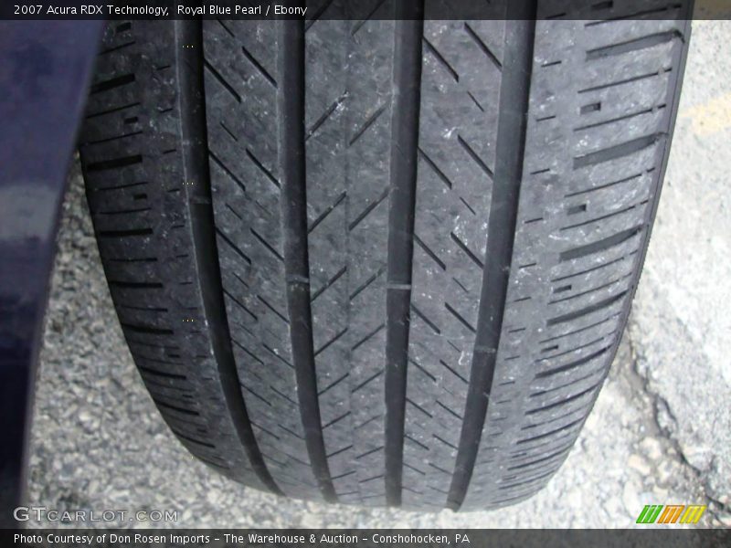 Royal Blue Pearl / Ebony 2007 Acura RDX Technology