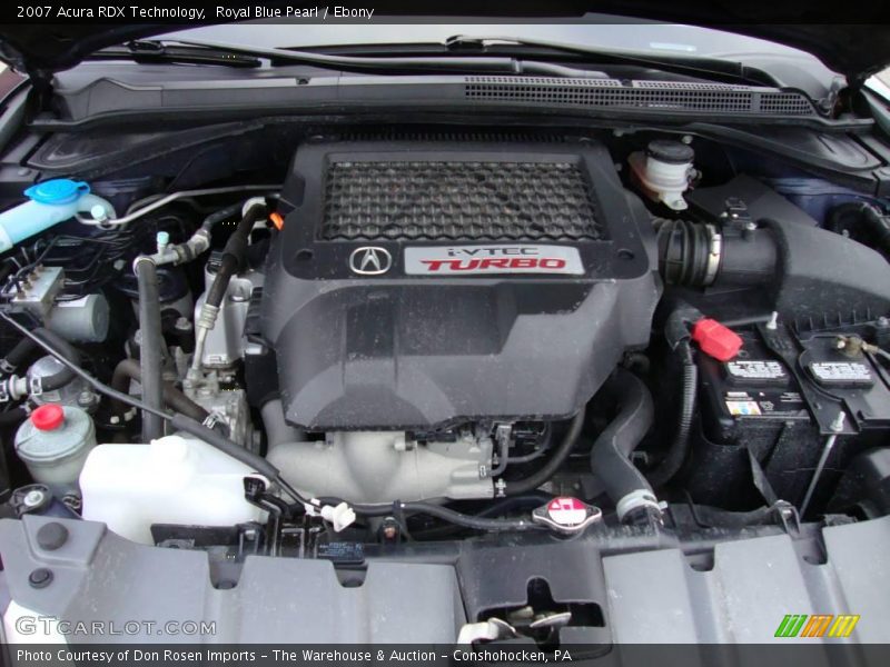 Royal Blue Pearl / Ebony 2007 Acura RDX Technology