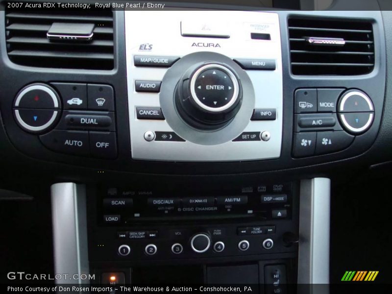 Royal Blue Pearl / Ebony 2007 Acura RDX Technology