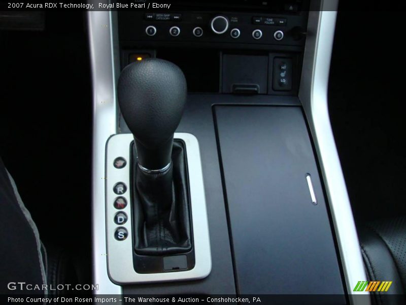 Royal Blue Pearl / Ebony 2007 Acura RDX Technology