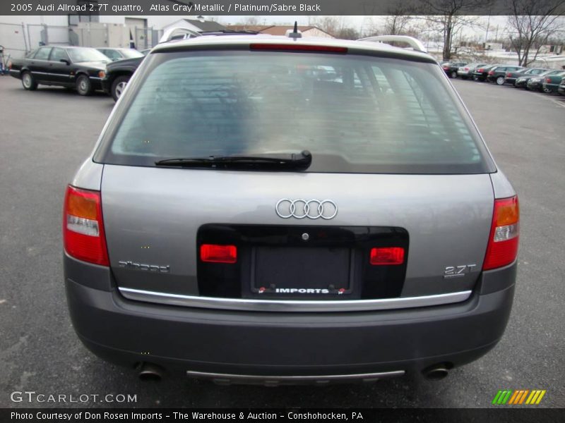 Atlas Gray Metallic / Platinum/Sabre Black 2005 Audi Allroad 2.7T quattro