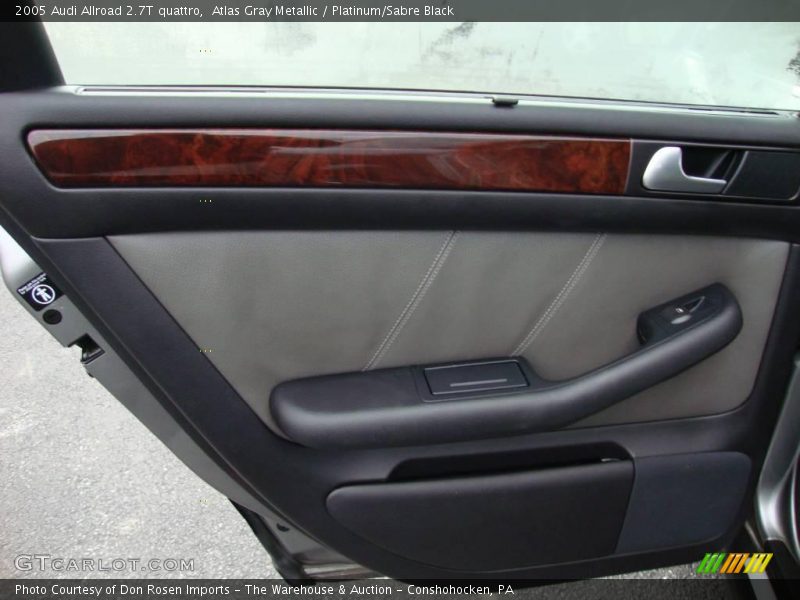 Atlas Gray Metallic / Platinum/Sabre Black 2005 Audi Allroad 2.7T quattro