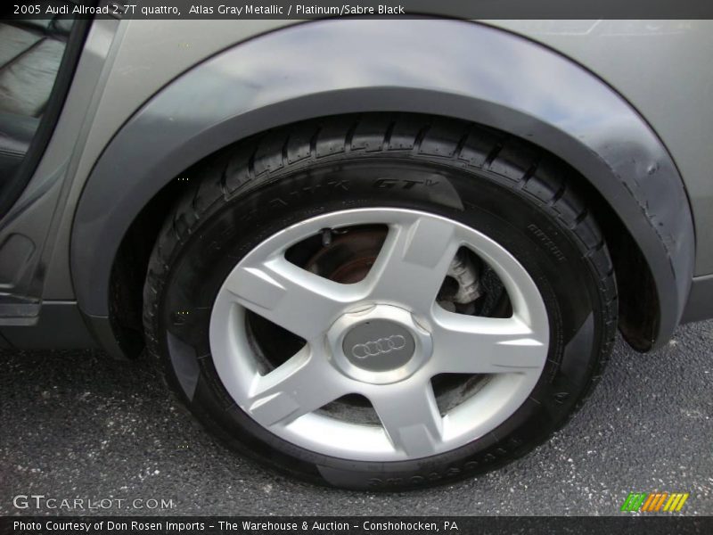 Atlas Gray Metallic / Platinum/Sabre Black 2005 Audi Allroad 2.7T quattro