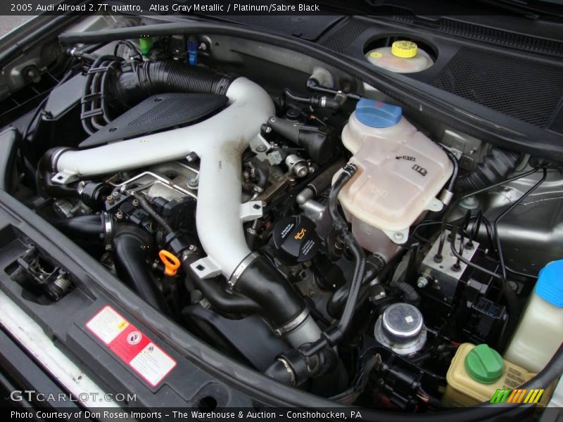 Atlas Gray Metallic / Platinum/Sabre Black 2005 Audi Allroad 2.7T quattro