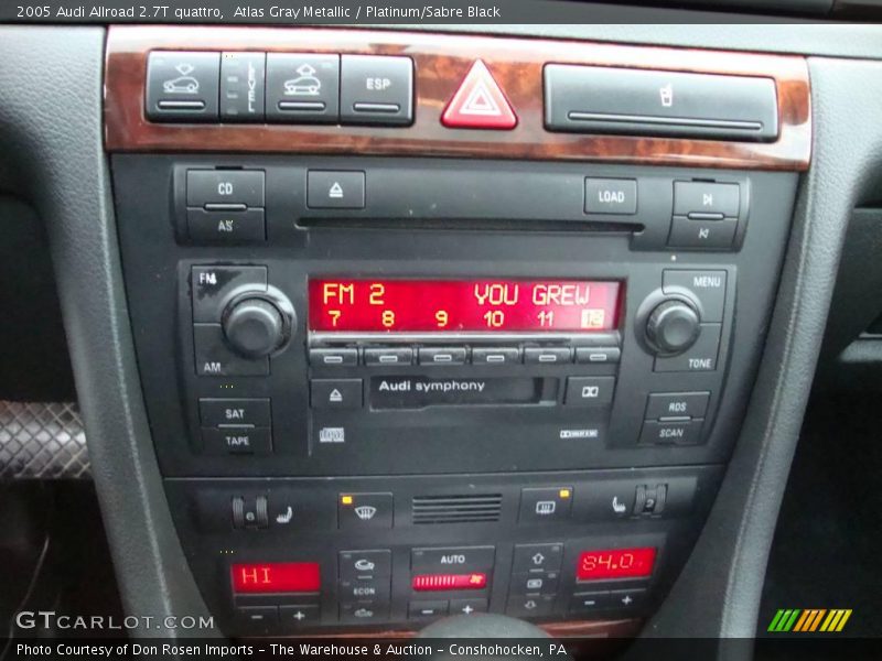 Atlas Gray Metallic / Platinum/Sabre Black 2005 Audi Allroad 2.7T quattro