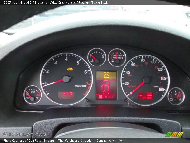 Atlas Gray Metallic / Platinum/Sabre Black 2005 Audi Allroad 2.7T quattro