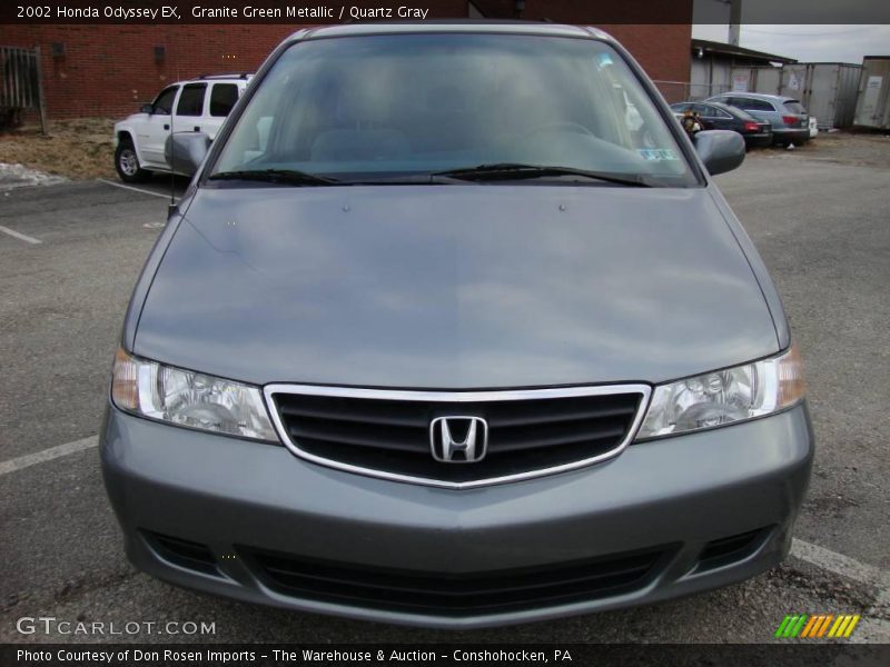Granite Green Metallic / Quartz Gray 2002 Honda Odyssey EX