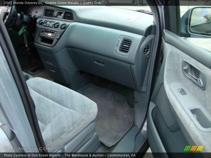 Granite Green Metallic / Quartz Gray 2002 Honda Odyssey EX