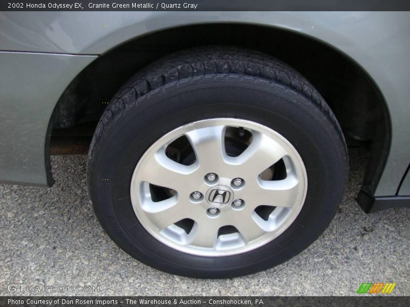 Granite Green Metallic / Quartz Gray 2002 Honda Odyssey EX