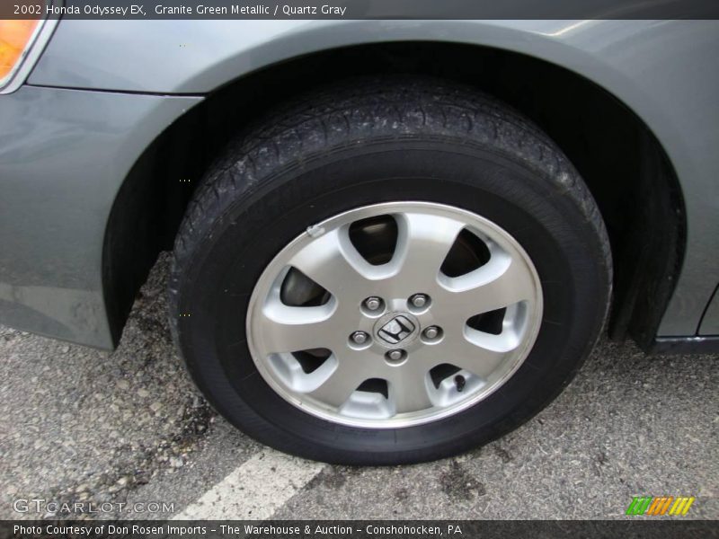 Granite Green Metallic / Quartz Gray 2002 Honda Odyssey EX