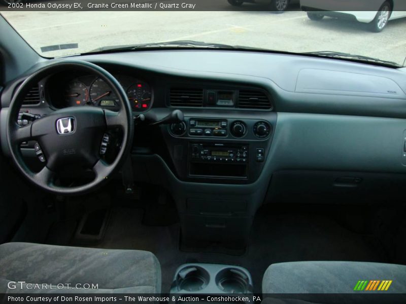 Granite Green Metallic / Quartz Gray 2002 Honda Odyssey EX